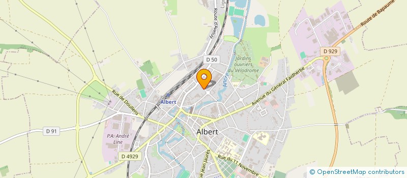 localisation de l'entreprise SCI MAXOU  CARNOY-MAMETZ