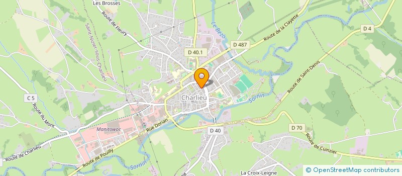 localisation de l'entreprise SCI MAXOU.DE LA VEGA  CHARLIEU