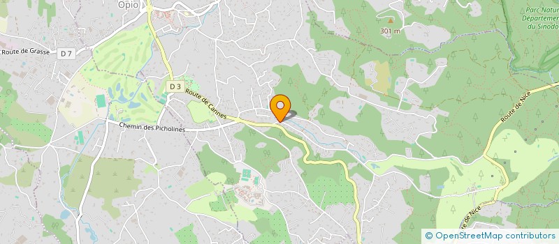 localisation de l'entreprise SCI MAXRO  OPIO