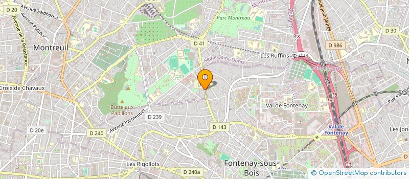 localisation de l'entreprise SCI MAXSIPIA à MONTREUIL