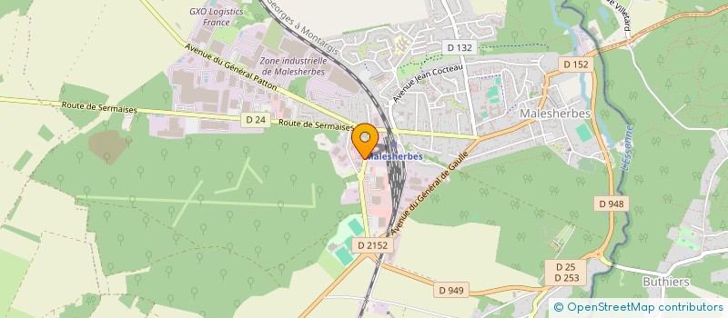 localisation de l'entreprise SCI MAXX à LE MALESHERBOIS