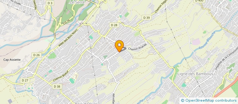 localisation de l'entreprise SCI MAXYGP à SAINT-PIERRE