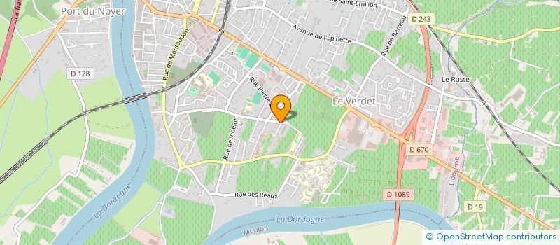 localisation de l'entreprise SCI MAXYMERIC  LIBOURNE