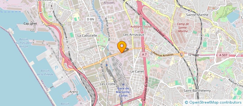 localisation de l'entreprise SCI MAY à MARSEILLE