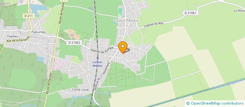 localisation de l'entreprise SCI MAY  LUDON-MEDOC