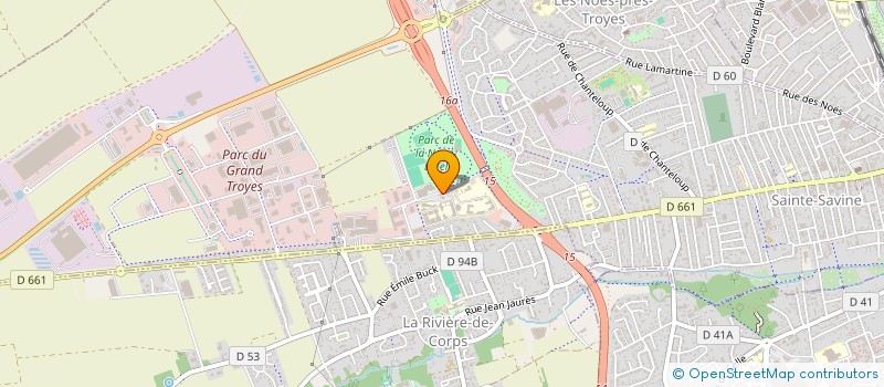 localisation de l'entreprise SCI MAY  SAINTE-SAVINE