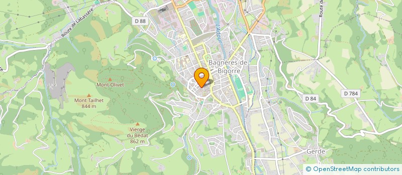 localisation de l'entreprise SCI MAY KHAI  BAGNERES-DE-BIGORRE