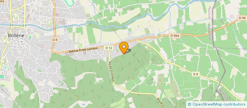 localisation de l'entreprise SCI MAYA  BOLLENE