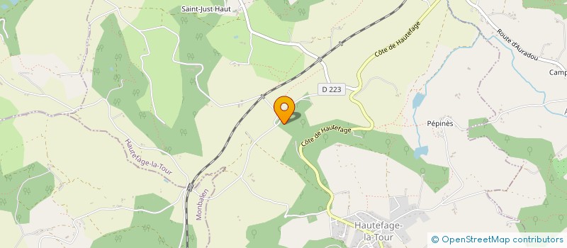 localisation de l'entreprise SCI MAYA  MONBALEN