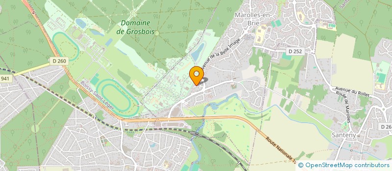 localisation de l'entreprise SCI MAYA  MAROLLES-EN-BRIE