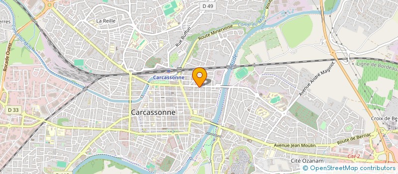 localisation de l'entreprise SCI MAYA à CARCASSONNE