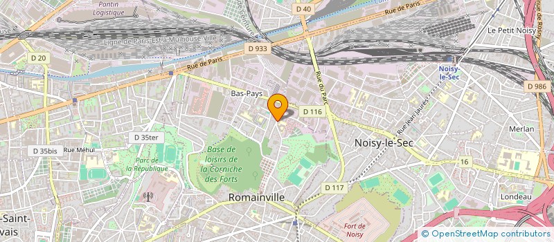 localisation de l'entreprise SCI MAYA à ROMAINVILLE