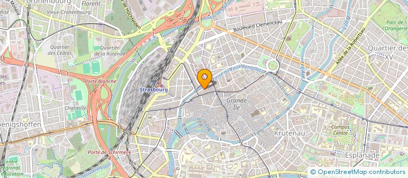 localisation de l'entreprise SCI MAYA  STRASBOURG