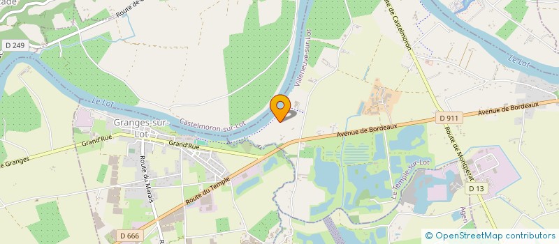 localisation de l'entreprise SCI MAYA  LE TEMPLE-SUR-LOT