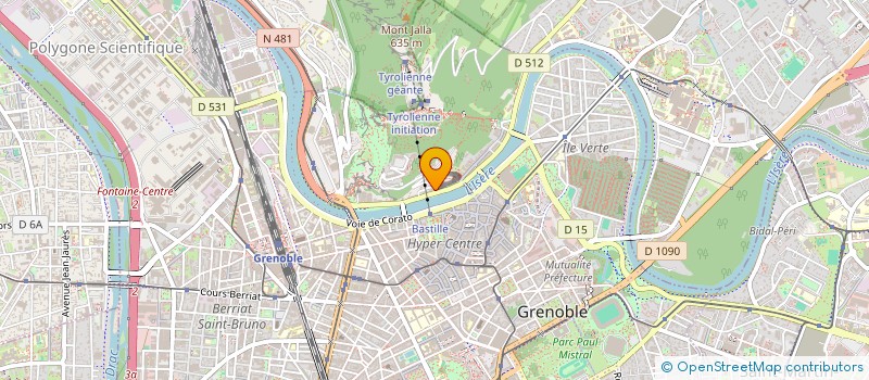 localisation de l'entreprise SCI MAYA à GRENOBLE
