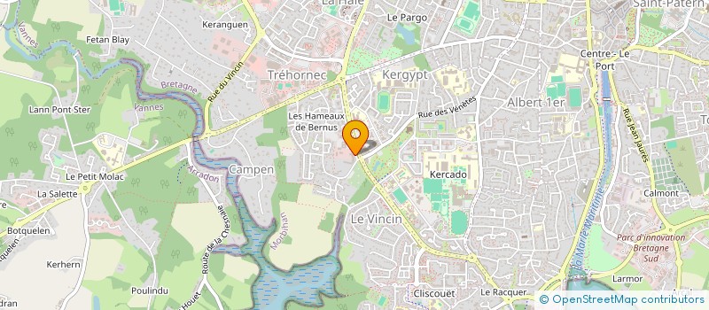 localisation de l'entreprise SCI MAYA  VANNES