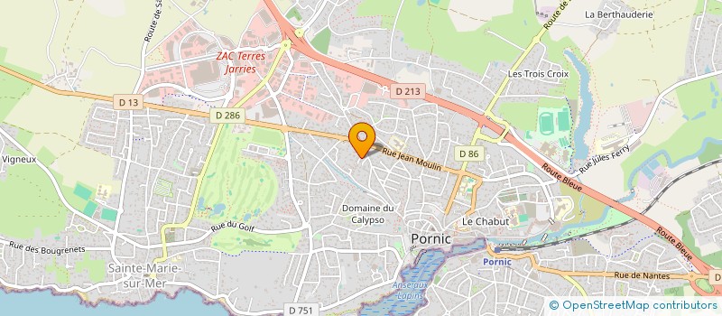 localisation de l'entreprise SCI MAYA  SAINT-NAZAIRE