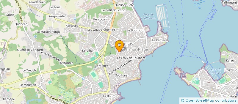 localisation de l'entreprise SCI MAYA  LARMOR-PLAGE