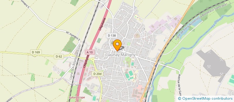 localisation de l'entreprise SCI MAYA  JAUNAY-MARIGNY