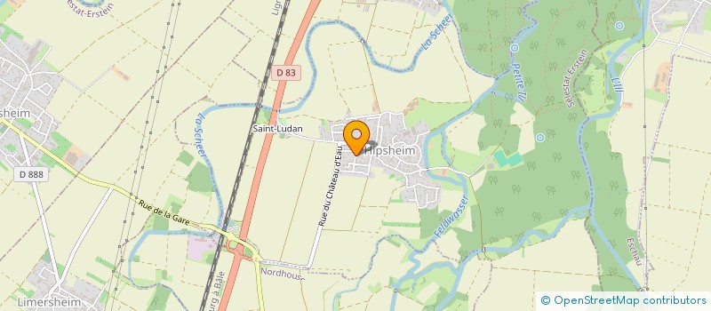 localisation de l'entreprise SCI MAYA  HIPSHEIM