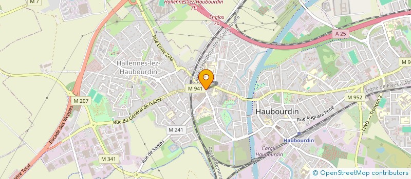 localisation de l'entreprise SCI MAYA  HAUBOURDIN