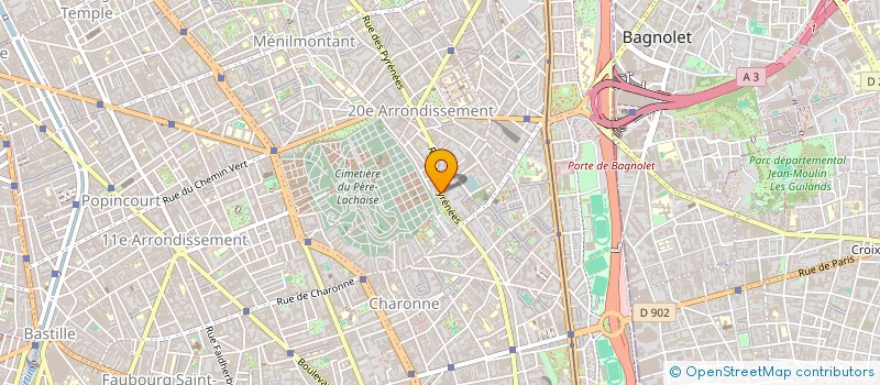 localisation de l'entreprise SCI MAYA  PARIS