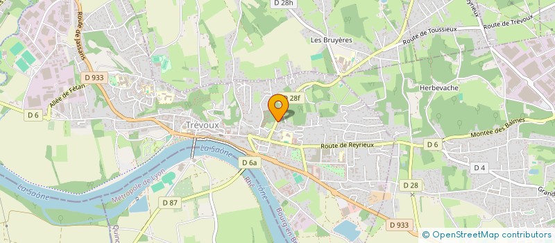 localisation de l'entreprise SCI MAYA  TREVOUX