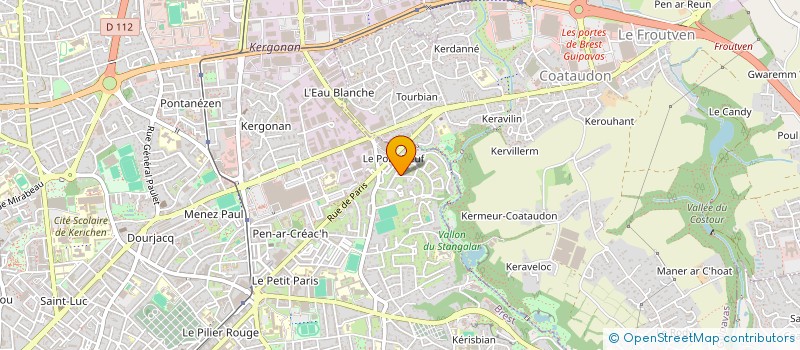 localisation de l'entreprise SCI MAYA  BREST