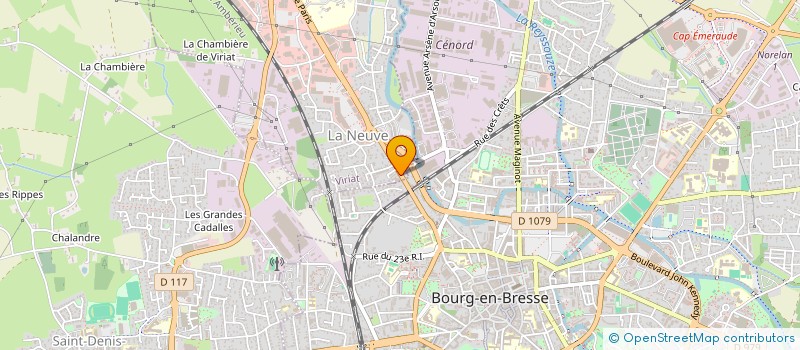 localisation de l'entreprise SCI MAYA à VIRIAT