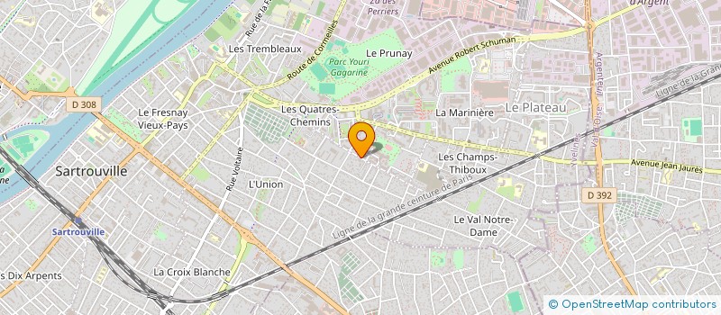 localisation de l'entreprise SCI MAYA  SARTROUVILLE