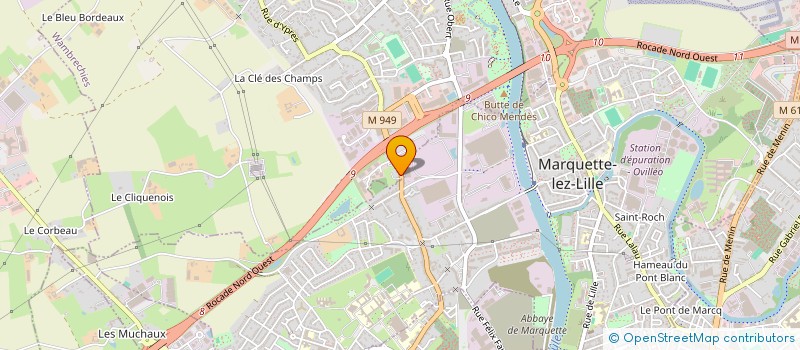 localisation de l'entreprise SCI MAYA  WAMBRECHIES