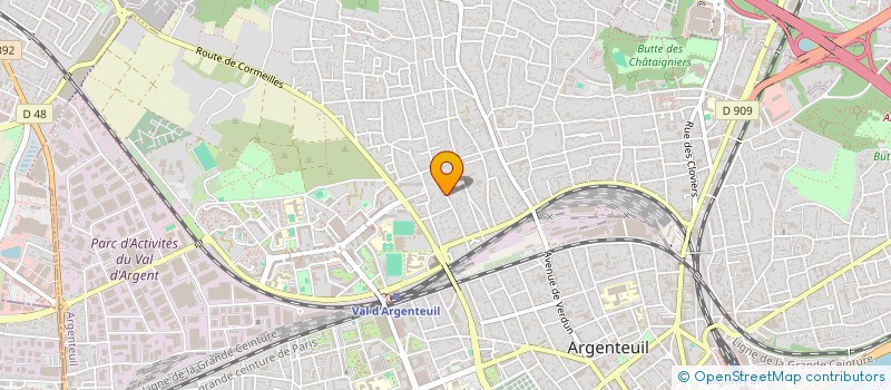 localisation de l'entreprise SCI MAYA  ARGENTEUIL