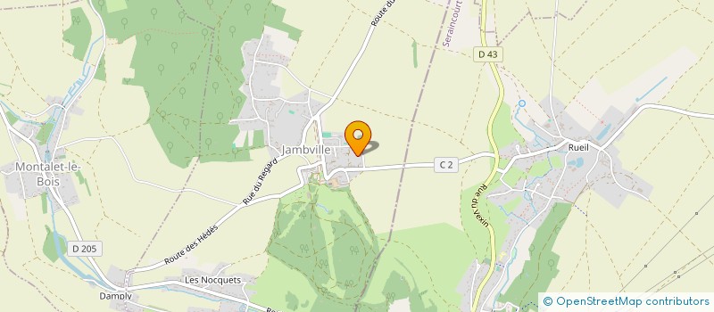 localisation de l'entreprise SCI MAYA  HEROUVILLE-EN-VEXIN