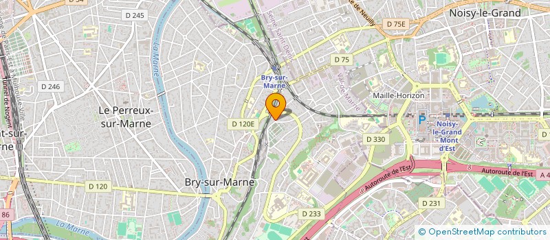 localisation de l'entreprise SCI 'MAYA ORLY à BRY-SUR-MARNE