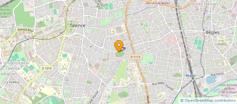 localisation de l'entreprise SCI MAYA2J  TALENCE