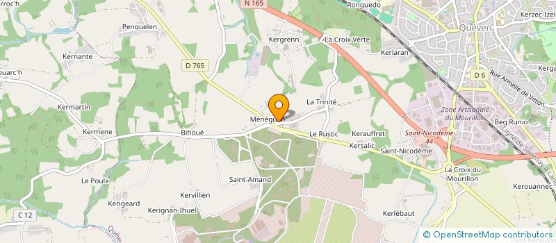 localisation de l'entreprise SCI MAYAA  QUEVEN