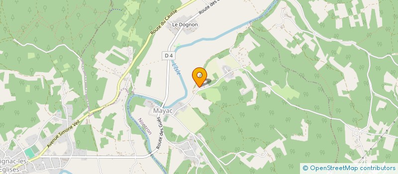 localisation de l'entreprise SCI MAYAC  MAYAC