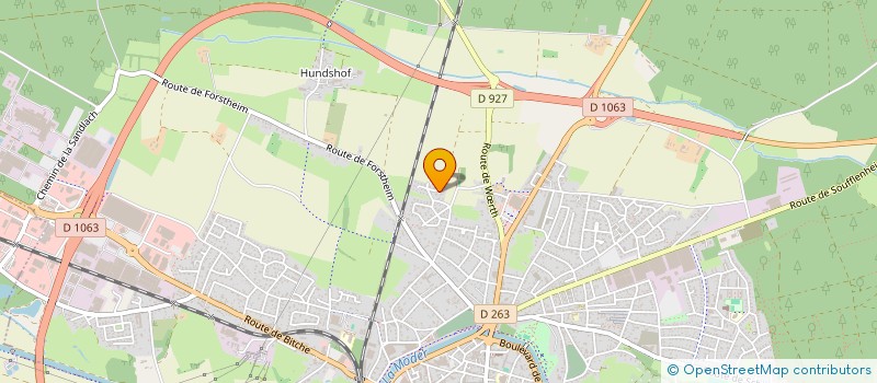 localisation de l'entreprise SCI MAYAN  HAGUENAU