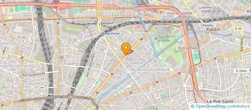 localisation de l'entreprise SCI MAYANE 18  PARIS