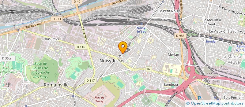 localisation de l'entreprise SCI MAYANE à NOISY-LE-SEC