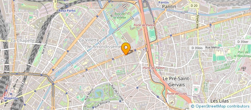 localisation de l'entreprise SCI MAYANE  PARIS