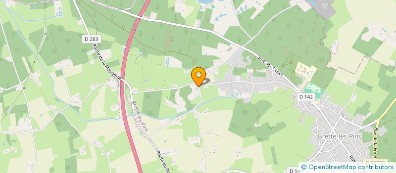 localisation de l'entreprise SCI MAYANN  BRETTE LES PINS