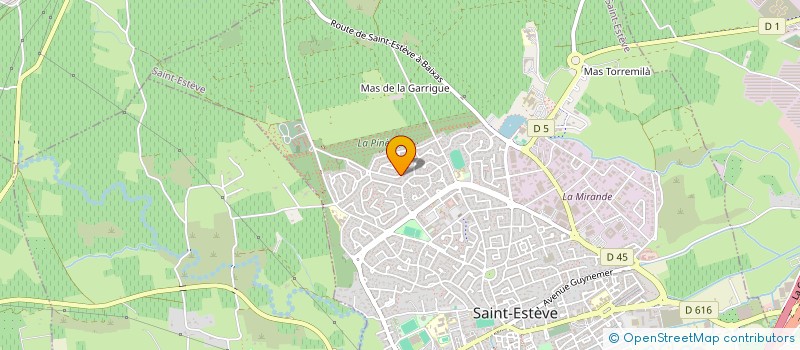 localisation de l'entreprise SCI MAYAVI  SAINT-ESTEVE