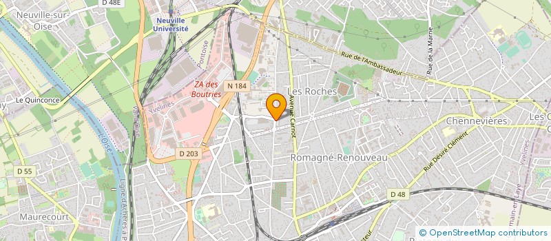 localisation de l'entreprise SCI MAYB  CONFLANS-SAINTE-HONORINE