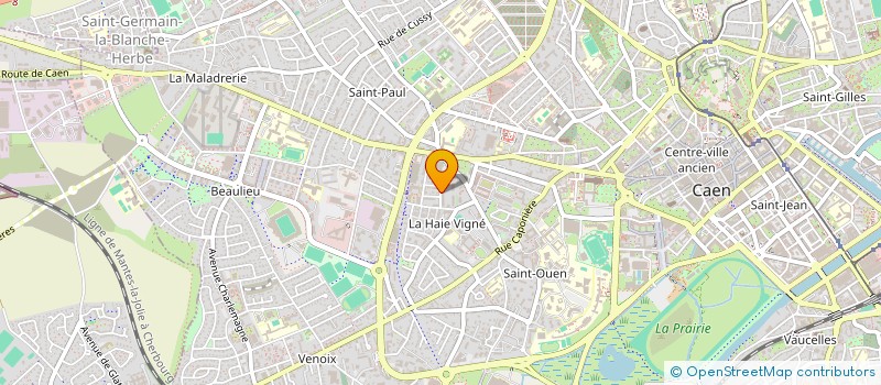 localisation de l'entreprise SCI MAYBE à CAEN