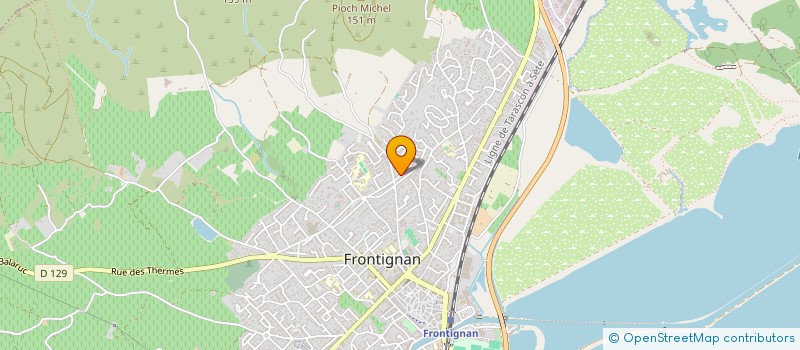 localisation de l'entreprise SCI MAYCHA à FRONTIGNAN