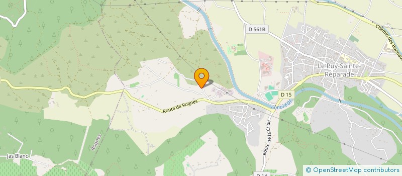 localisation de l'entreprise SCI MAYE  LE PUY-SAINTE-REPARADE