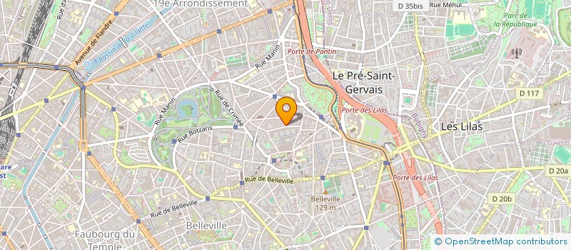 localisation de l'entreprise SCI MAYE  MONTREUIL