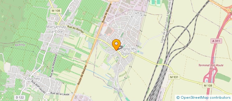 localisation de l'entreprise SCI MAYENCE  PERRIGNY-LES-DIJON