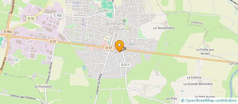 localisation de l'entreprise SCI MAYENNE 2016  BONCHAMP-LES-LAVAL